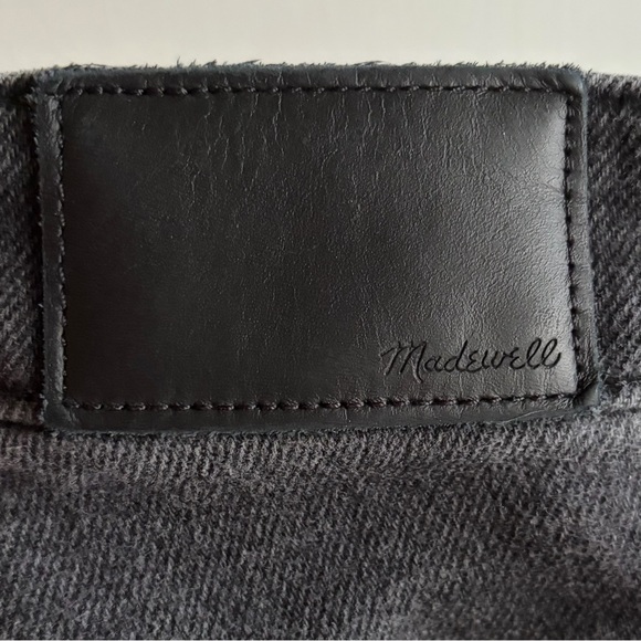 •Madewell• 10” High Rise Skinny Gray Jeans - Size 35/20 - Picture 7 of 9